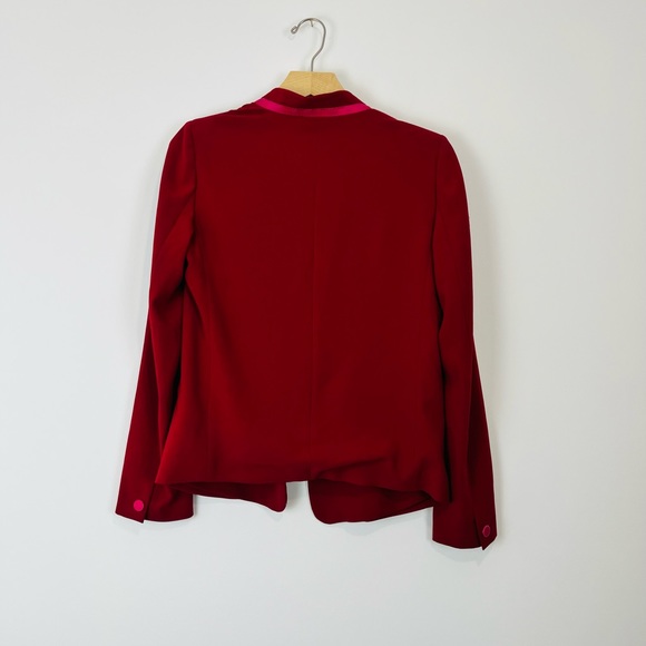 Isabel Marant Pink Tailored Silk Trim Buttoned Classic Blazer Jacket UK 10 - Picture 8 of 15